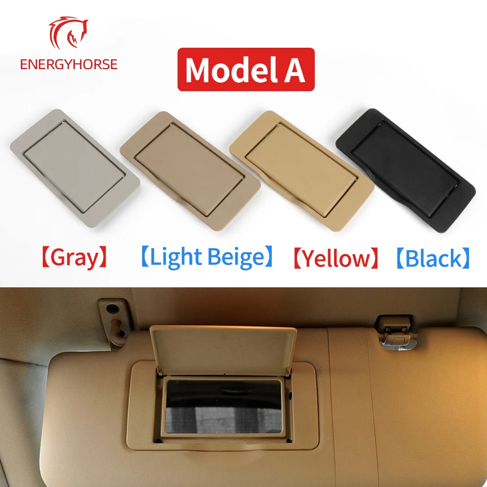 Car Interior Sun Shade Visor Makeup Cosmetic Mirror Cover For Mercedes Benz ML GL R Class W251 W164 Auto Accessories