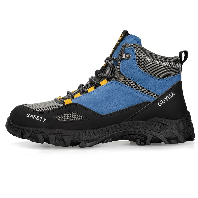 Chaussures de sécurité pour homme, bottes de sécurité à bout en acier Indestructible, Anti-smash, antidérapantes, baskets de travail confortables