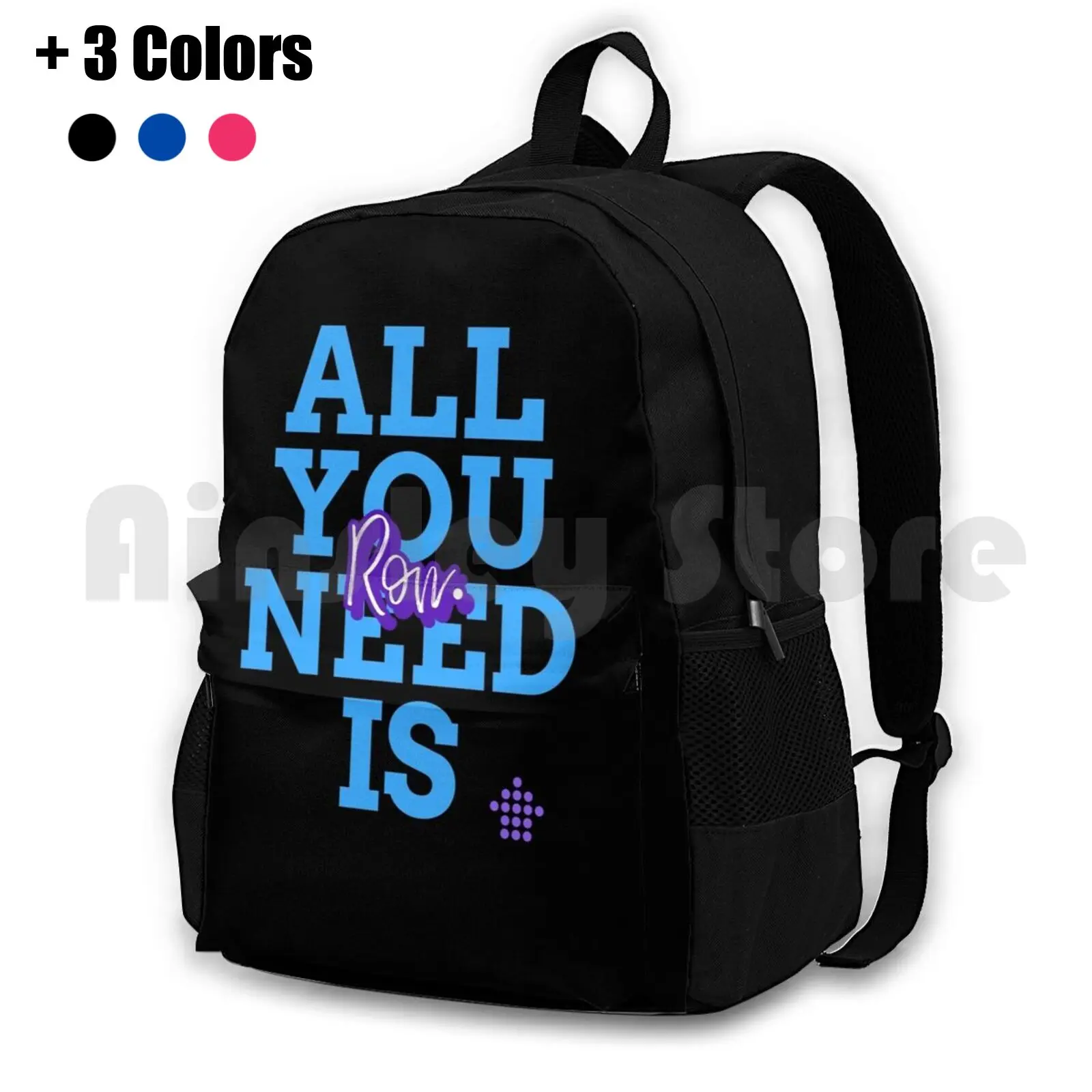 All You Need Is Ron Outdoor Hiking Backpack Waterproof Camping Travel Party Ron All You Need Urban Night Mojito Caribean Good