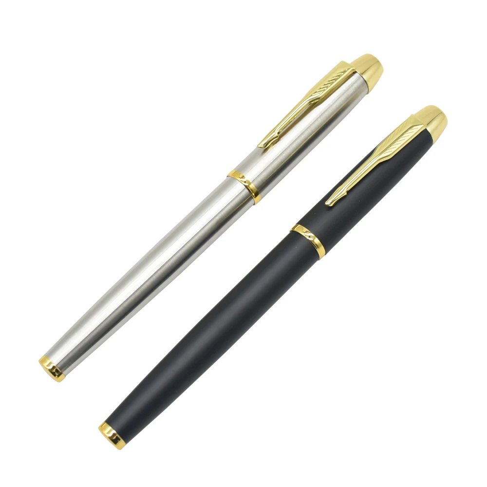 

14Pcs Luxury Silver Plating Fountain Pen High Quality Standard Type 0.5mm Nib Ink Pen Writing Office School Stationery Supplies