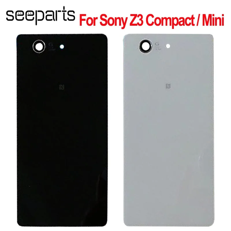 

4.6"For Sony Xperia Z3 Compact Back Battery Case Door Rear Housing Cover D5803 D5833 For SONY Z3 Mini Battery Cover