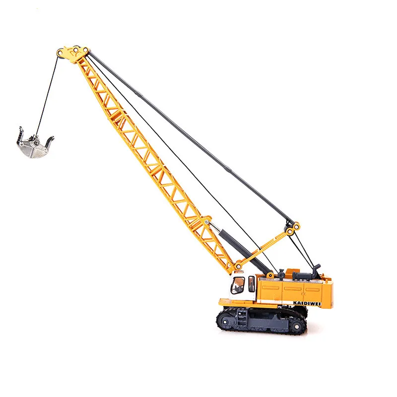 Best selling 1:87 tower crane alloy model,metal engineering model toy,simulation children's gift collection,free shipping