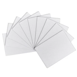 Uxcell 10pcs Corrugated Cardboard Paper Sheets,White,7.87-inch  x 11.86-inch,for Craft and DIY Projects