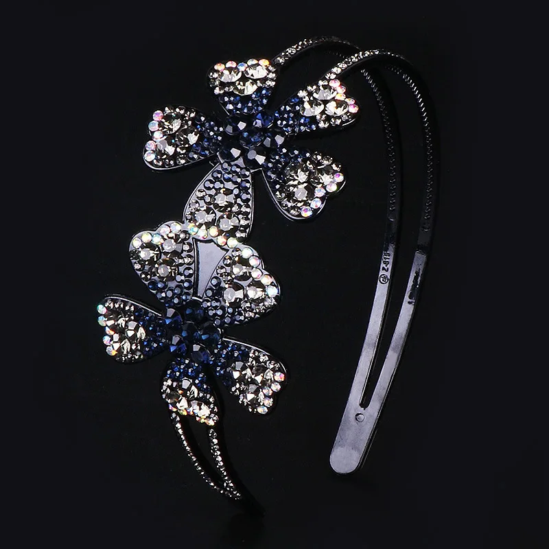 New Fashion Hot Sale Wild flower Pearl luxurious Rhinestone  Headband Hairband for Women Girl Hair Accessories Headwear