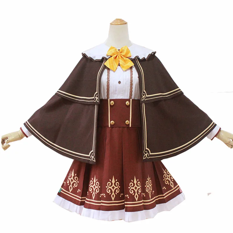 VTuber Inugami Korone Cosplay Costume Women Cute Uniforms Lolita Dress Halloween Carnival Costumes Fancy Suit Anime Outfits