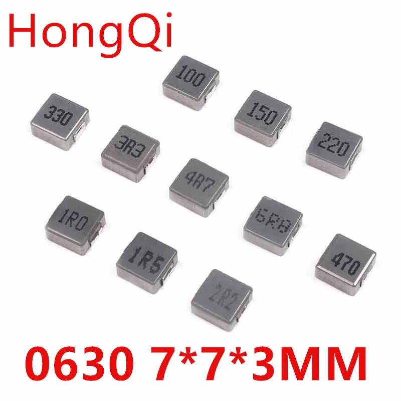 10PCS 0630 Inductor 0.1uH 0.22uH 0.33uH 0.47uH 0.82uH 1uH 1.5uH 2.2uH 3.3uH 4.7uH 5.6uH 6.8uH 10uH 15uH 22uH 33uH 47uH