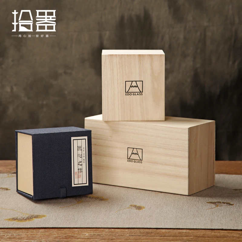 

High-end gift box tea cup build gift box packaging box square tea set brocade box boutique porcelain empty box customization