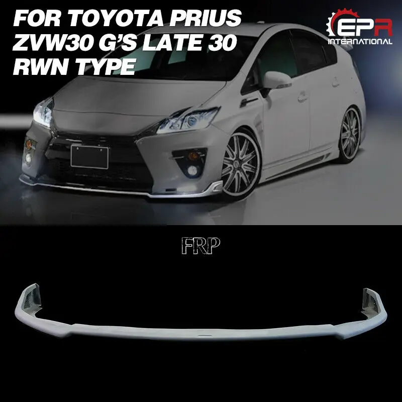 

For 11'.12~15'.11 Toyota Prius ZVW30 G's Late 30 RWN-Style FRP Front Bumper Lip Trim Diffusers Bodykits