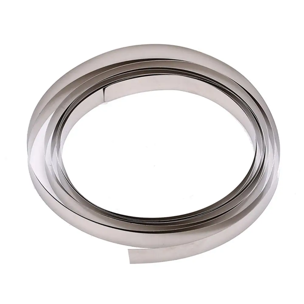 2m/3m 8mm X 0.1/0.12/0.15 Pure Nickel Plating Steel Strip Tape For Li 18650 Battery Spot Welding For Spot Welder Machine Long