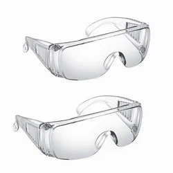 Safety Goggles Glasses Transparent Dust Proof Glasses Workplace Lab Dental Eyewear Splash Eye Protection Anti wind Glasses