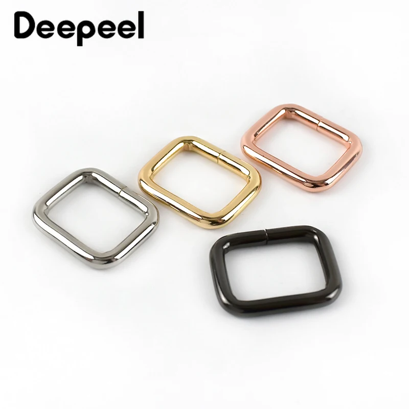 10/30Pcs Deepeel 25Mm Rechthoek Metalen Gespen Webbing Riem Lint Gesp Sluiting Handtas Strap Clips Richter Diy accessoires F4-5