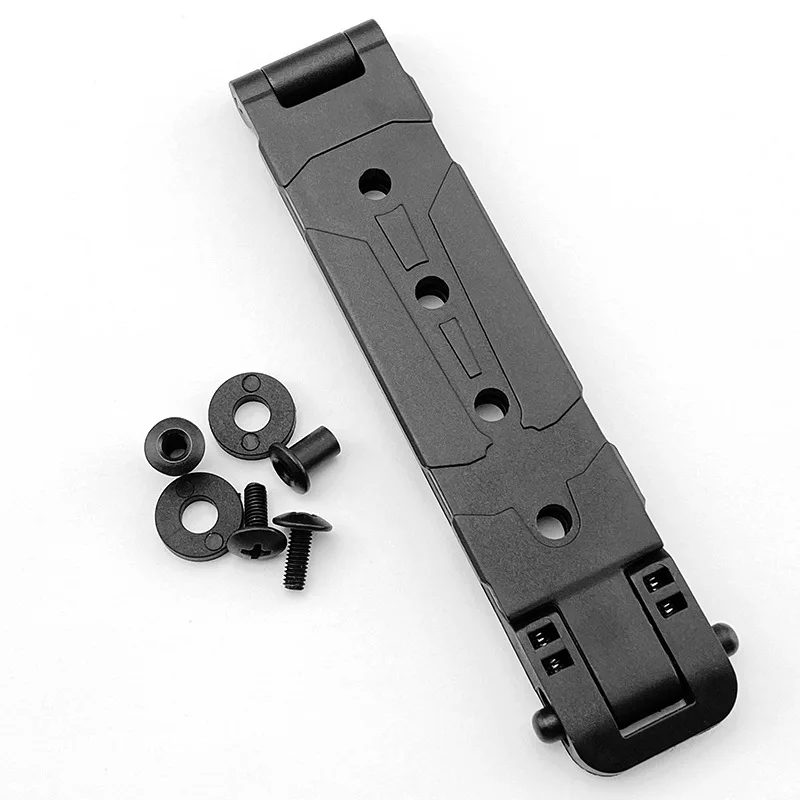 1Piece MOLLE-LOK System Scabbard Back Clip K Sheath Waist Clip KYDEX Scabbard Carrying Clip K Sheath MOLLE Buckle with Screws