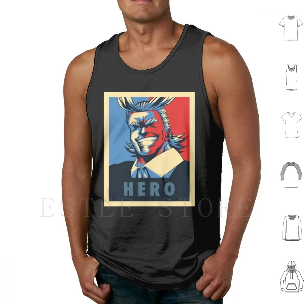 

Hero Tank Tops Vest Hero Academia Ultra Plus Ultra Sugoi Frank Anime Japan