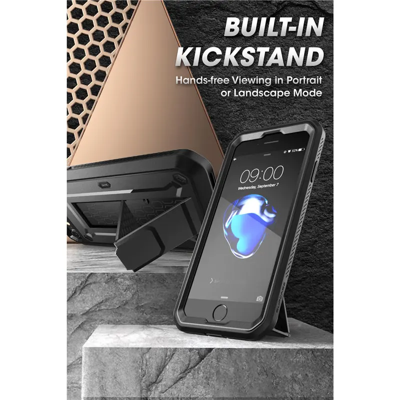 SUPCASE For iPhone SE 2022/2020 Case For iPhone 7/8 Case UB Pro Rugged Holster Cover Case with Built-in Screen Protector