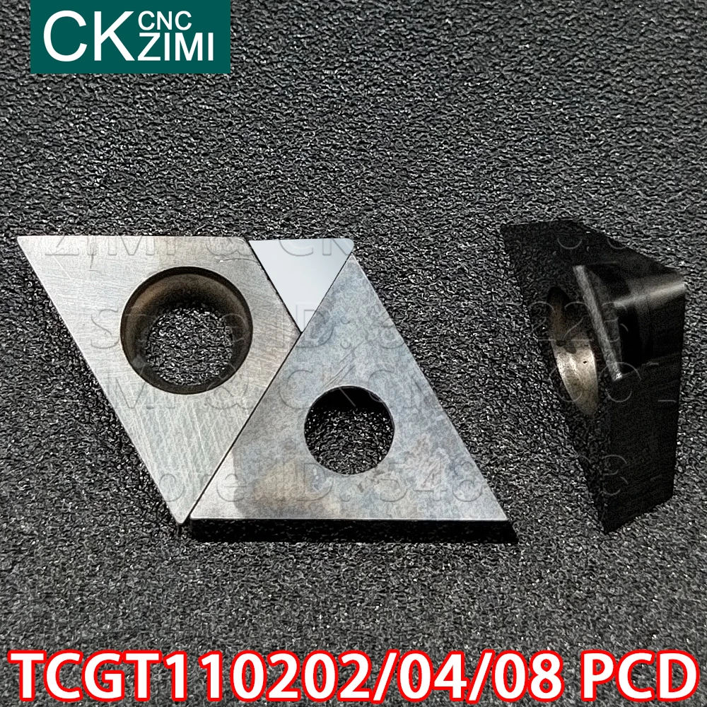 TCGT110202 PCD TCGT110204 PCD TCGT110208 PCD إدراج إدراج الماس تحول إدراج أداة أدوات الكمبيوتر TCGT 16T3 للألمنيوم النحاس