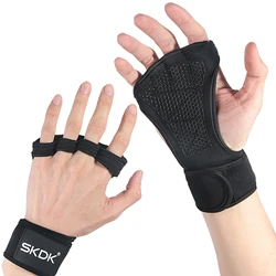 Weight Lifting Gloves Training Gym Grips Fitness Glove Women Men Crossfit Bodybuilding Gymnastics Wristbands Hand Palm Protector