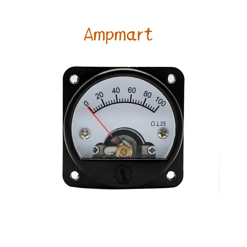 Ampmart 1 Stück SO45 Panel Meter DC 100MV Schwarz für 300B 2A3 845 Röhrenverstärker – Detail 5