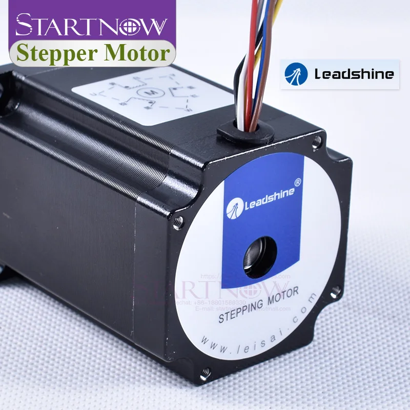 Leadshine Stepper Motor 573S15-L 5.8A 3 Phase With Synchronous Pulley 6 Wires Axis Diameter 8mm NEMA23 Stepping Motor