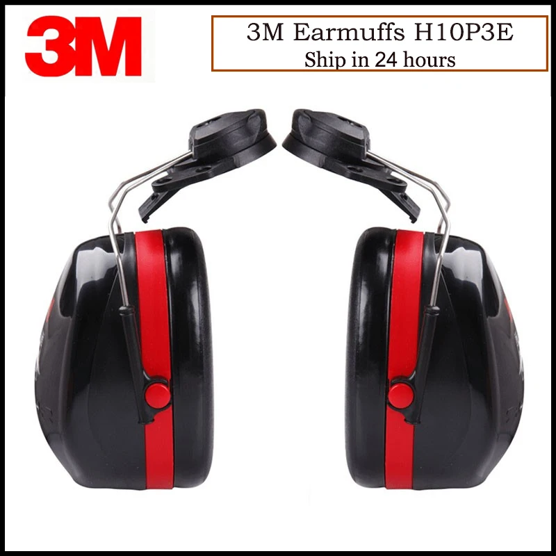 3M H10P3E Earmuffs Optime Earmuffs Hearing Conservation Anti-noise Hearing Protector for Drivers/Workers KU013