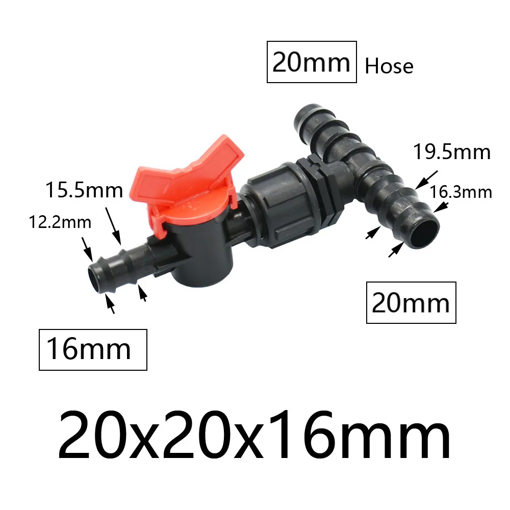 Tropf Bewässerung Pe Rohr T Splitter 16/20/25mm Barbed Armaturen Minderer Schlauch Übergangs Kupplung Für PE rohre