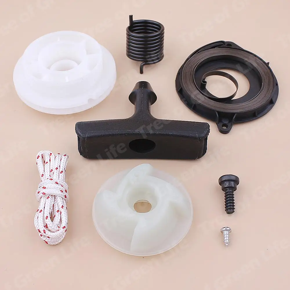Giật Khởi Động Ròng Rọc Mùa Xuân Cầm Dây Bộ Husqvarna 435 440 445 450 445E 450E Máy Cưa Xích