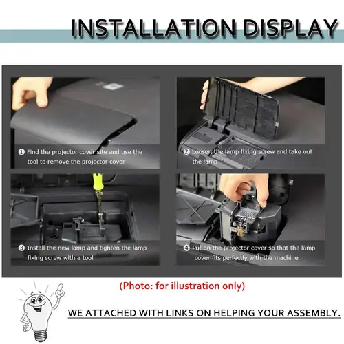 Imagen 2 del producto ET-LAF100/ET-LAP770 lámpara de proyector para Panasonic PT-F300NTEA PT-F300NTU PT-F300U PT-F430 PT-FW100NT PT-F300EA PT-FW10 PT-PX980NT
