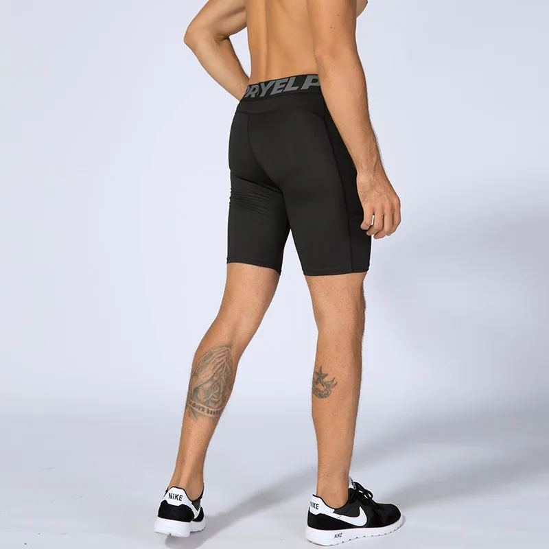 2024 Men Compression Short Running Tights Men's Quick Dry Gym Fitness Sport Leggings Running Shorts Male Underwear Sport Shorts