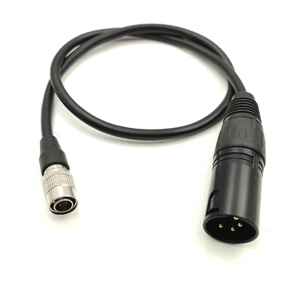 Hirose 4-poliger Stecker auf XLR 4-poliges Stromkabel für Soundgeräte Zaxcomn 688/664/ZOOM F8 – Detail 1