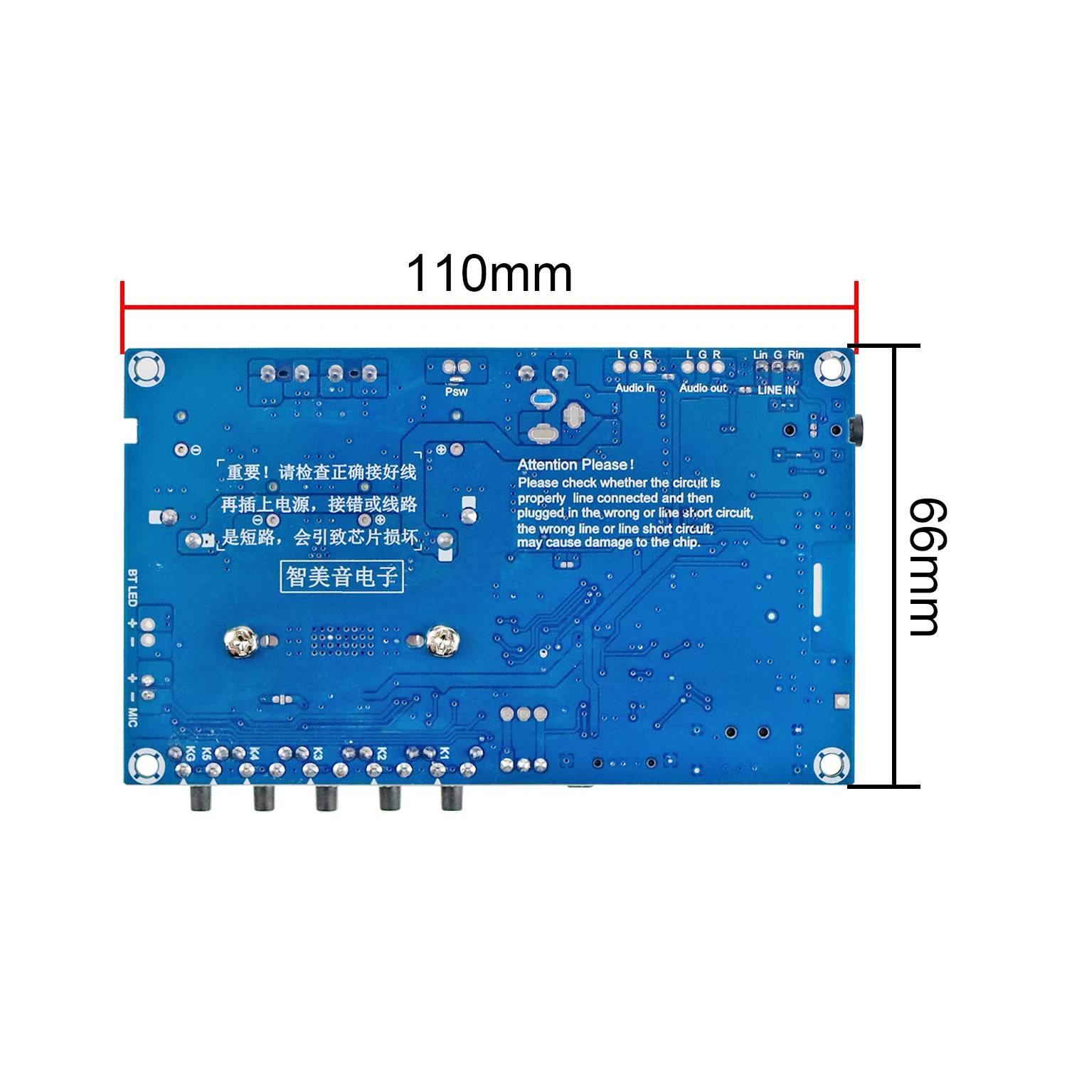 GHXAMP TPA3116 Bluetooth 5.0 amplifiers Board high power dual channel digital U disk TF card decoding FM radio 50W*2 Remote