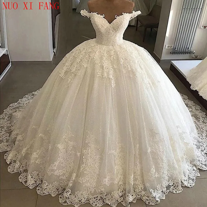 Abito da sposa Vintage in pizzo con Applique in pizzo abiti da sposa casamento 2022 abiti da sposa abito da ballo Robe De Mariee trouwjurk