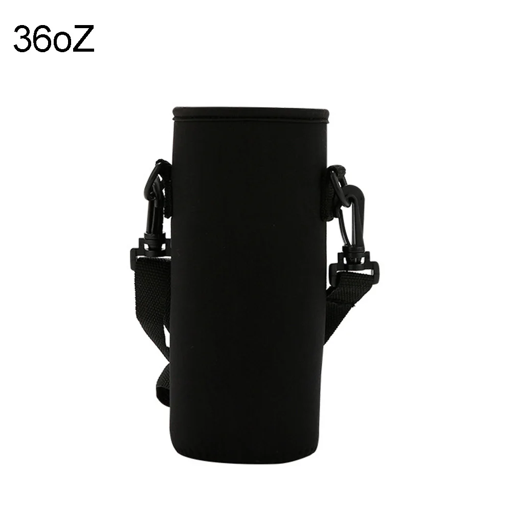 Hot Waterproof Bottle Covers Water Bottle Bag Case Holder Carrier Sleeve Covers Insulated Bag Pouch Shoulder Strap Cover