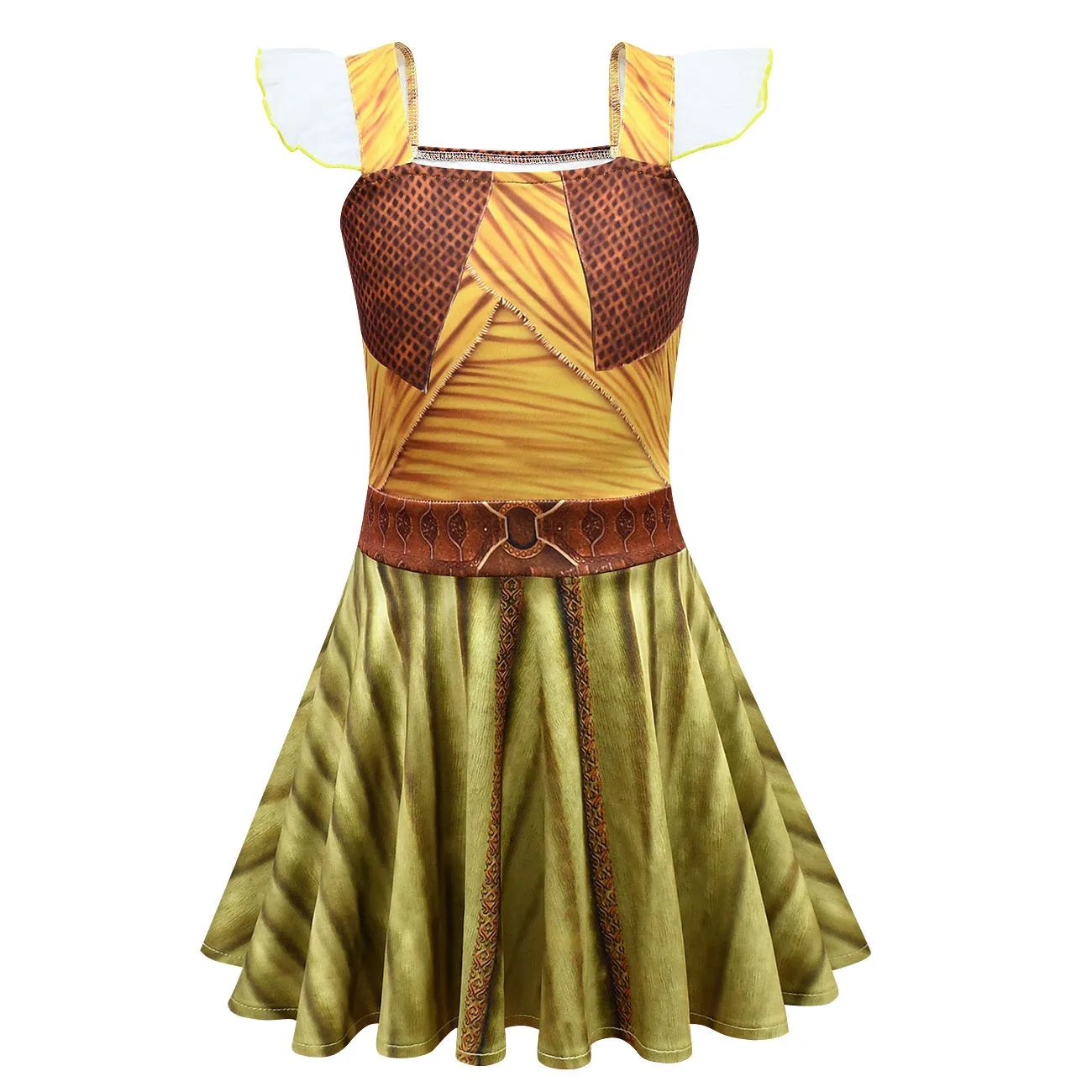 Ballet Dress Little Girl Princess Dresses Children Summer Raya Cosplay Clothes Kids Party Dress Raya and The Last Dragon Costume