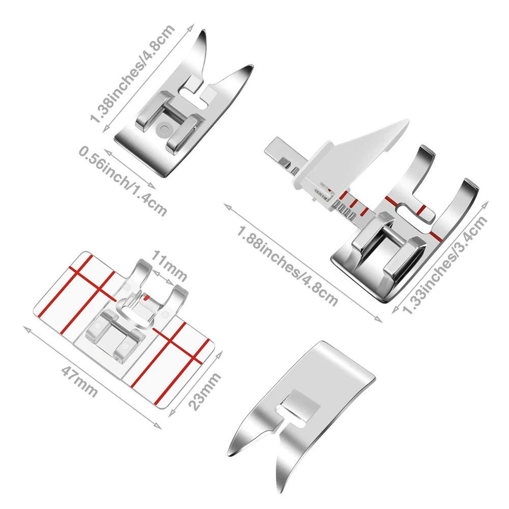 3/2/1Pcs Sewing Machine Presser Foot Adjustable Universal General Purpose Presser Foot for Domestic Low Shank Sewing Machine