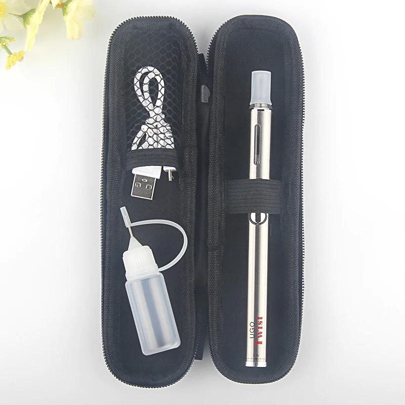 Cigarrillo electrónico MT3 atomizador UGO Twist batería Vape Pen Micro USB cargador Kit 1100mAh para EVOD