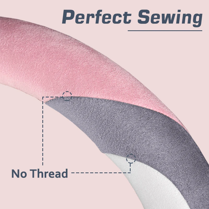 Universal Cute Car Steering Wheel Cover 38cm Suede Leather Auto Steering Wheel Cover Protector Kawaii Car-Styling For Women Girl