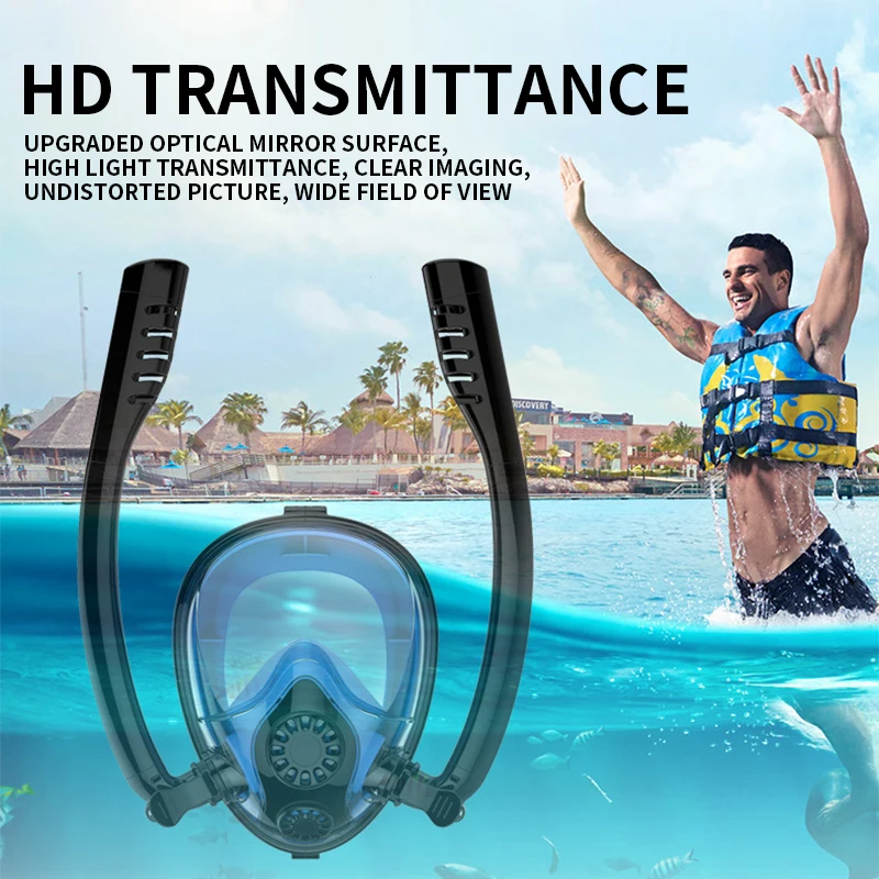 Anti-fog Diving Mask Waterproof Phone Case Combination Package Hot Selling Explosion-proof Children's Adult Snorkeling Mask