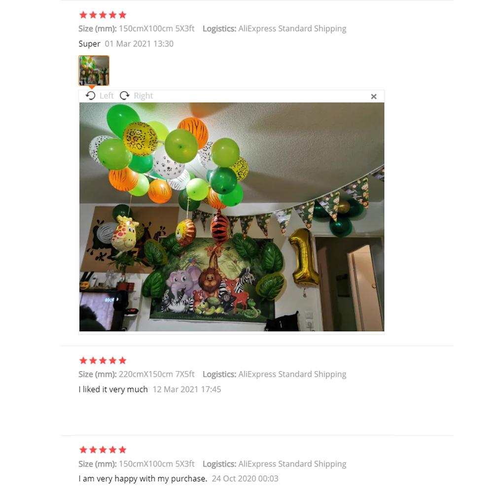 Cartoon Animal Wild Safari Jungle Theme Birthday Party Banner Background Decor Baby Shower Kid Poster Backdrop Photo Studio Prop