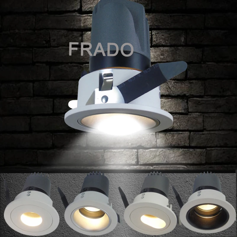 Hohe Helle 5W 7W 12W 20W 30W Dimmbare COB LED Downlights 24 Winkel Leuchte Einbau lichter der decke Unten Lampen Garantie – Detail 8