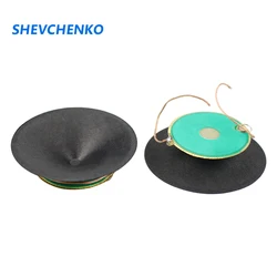 SHEVCHENKO 48mm Paper Cone Piezoelectric Tweeter Speaker 32mm Double-Sided Ceramic Piezoelectric Sheet Treble Speaker 2pcs