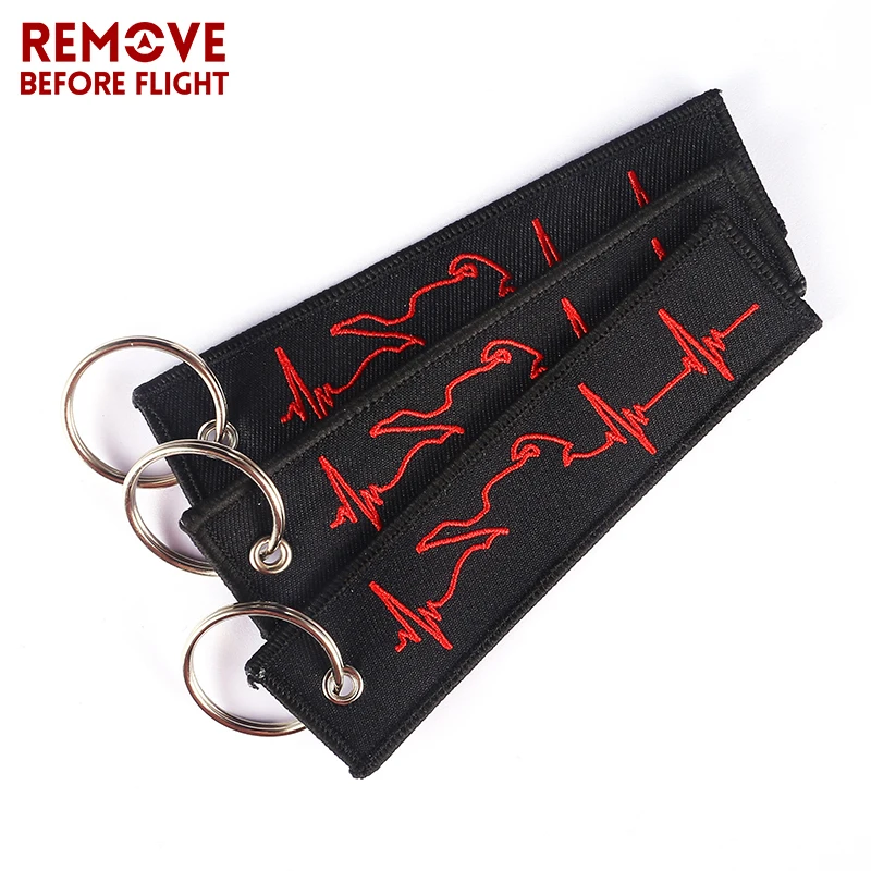 Remove Before Flight Keychain Jewelry Embroidery Engineer Key Chain for Aviation Gifts Luggage Tag Fashion Pilot Key Chains