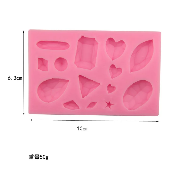 Irregular Crystal Sugar Clay Silicone Mold DIY Chocolate Cake Handmade Molds Resin Jewelry Making Mold Supplies