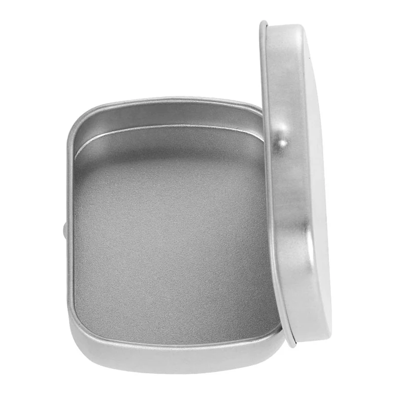 Metal Containers-12 Pack Metal Tin Box Mini Portable Box Containers for Drawing Pin, Bead Earring Jewelry Storage