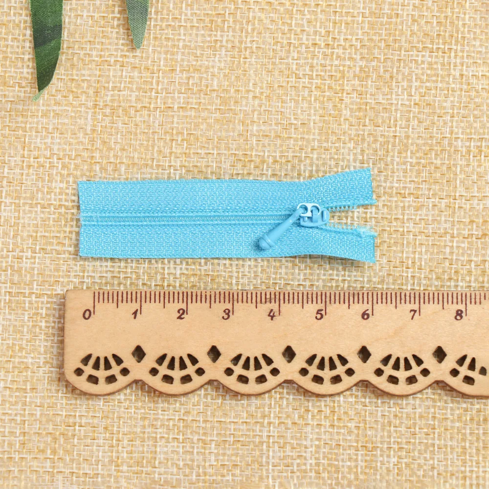 Mini Doll Zipper Vestuário, Costura artesanal DIY, Scrapbooking Garment Applique, Acessório de roupas, 5cm, 5Pcs