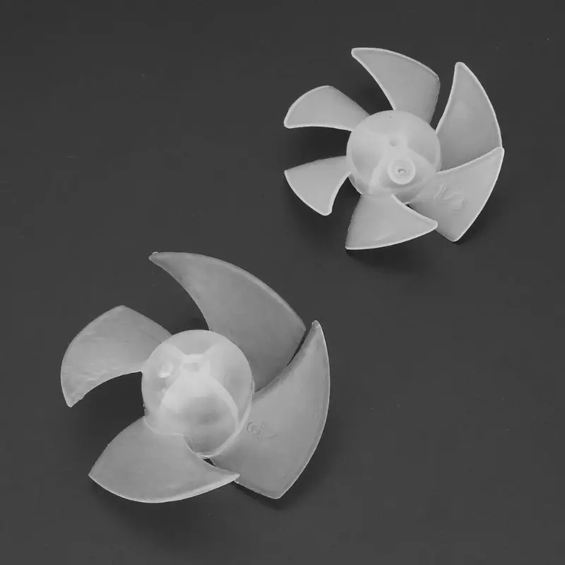 Mini pale ventilateur en plastique petite puissance, 4/6 feuilles pour moteur sèche-cheveux