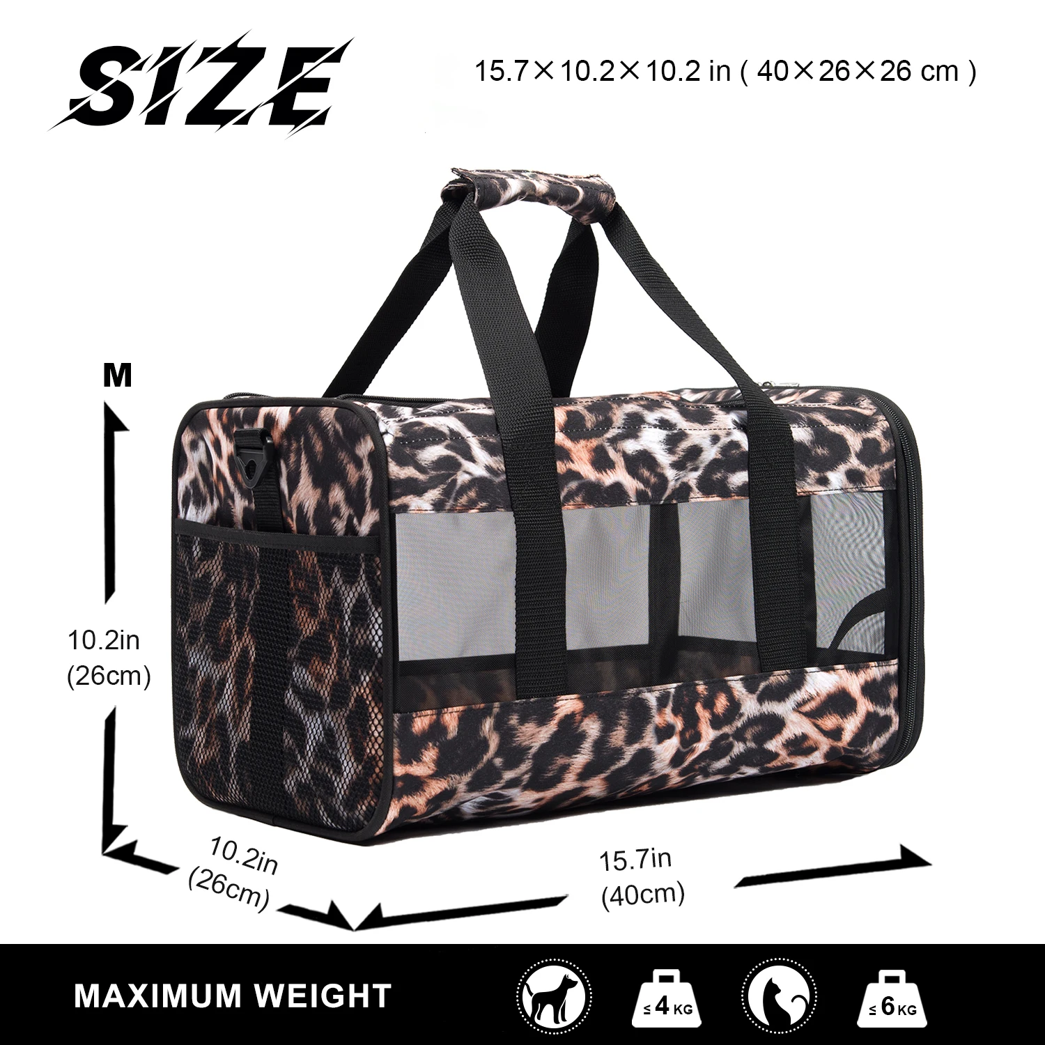 EDENPETZ-Portable Pet Carrier Bag, Breathable Handbag, Mesh, Puppy, Rabbit, Shoulder Bags, Airline Approved, Transport Carrying