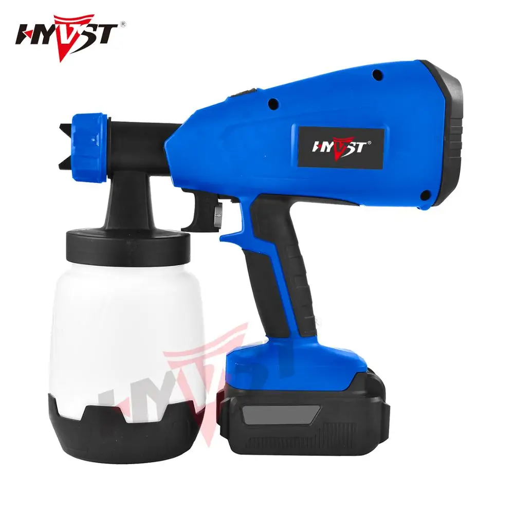 Hyvst Electric Spray Gun1000ml  Paint Sprayer High Pressure Gun Flow Control Airbrush Easy Spraying Cordless Electric Airbrush