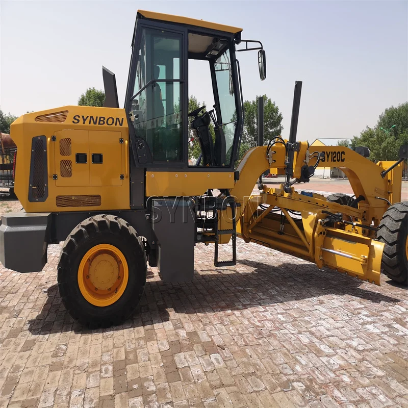 SYNBON ممهدات الطرق الصغيرة SY120C معدات بناء الطرق عالية الكفاءة