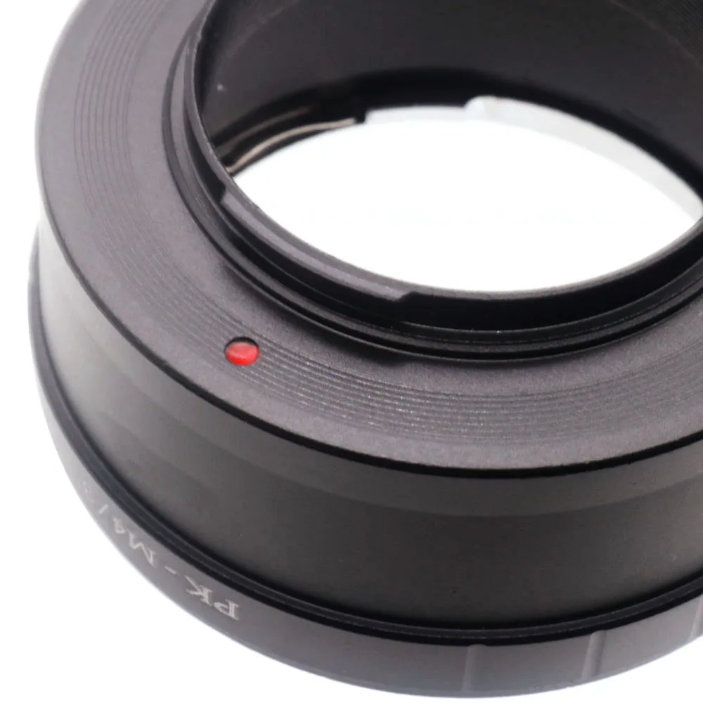 PK-M4/3 Mount Adapter Ring for Pentax P/K K Lens to Olympus M4/3 MFT GH4 OM-D E-PM1 E-PL1 Panasonic DMC-GH1 GX7 BMPCC Camera