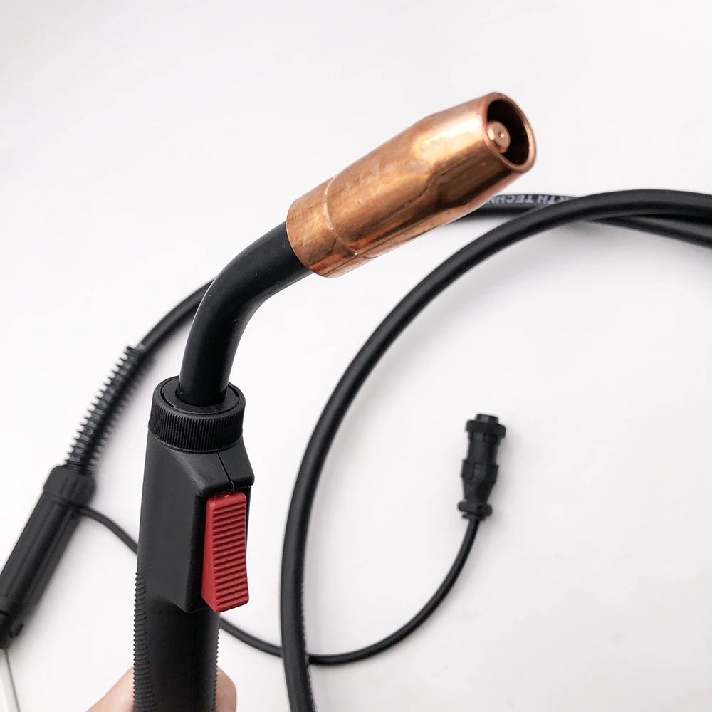 Complete 3meters 10feet North NT-1 NT1 MIG Welding Torch Air Cooled Welding Gun With Cable Fitting Connector