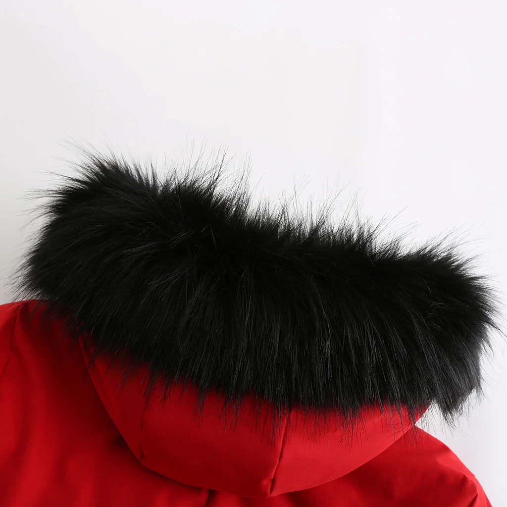 New Plus Size Winter Clothes Women's Hooded Faux Fur Jacket Thick Warm Plus Velvet Outwear 2024 Parkas Female Padded Coats